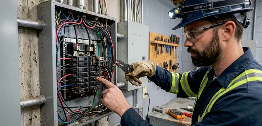 Breaker Box Short Circuit Repair in Kennewick