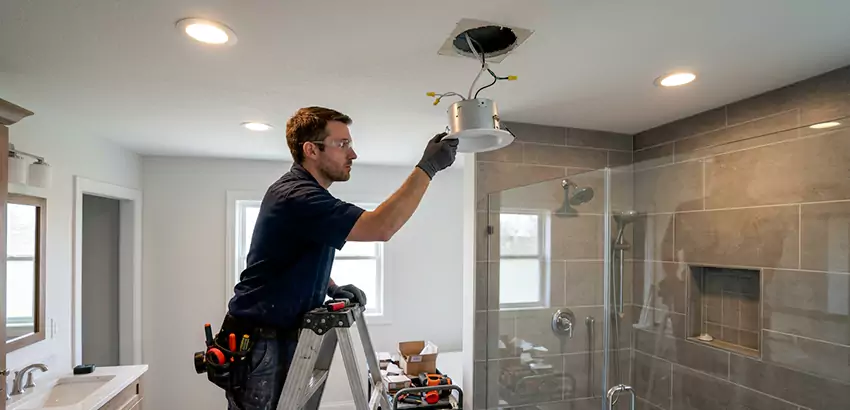 Bathroom and Shower Recessed Lighting Installation in Kennewick
